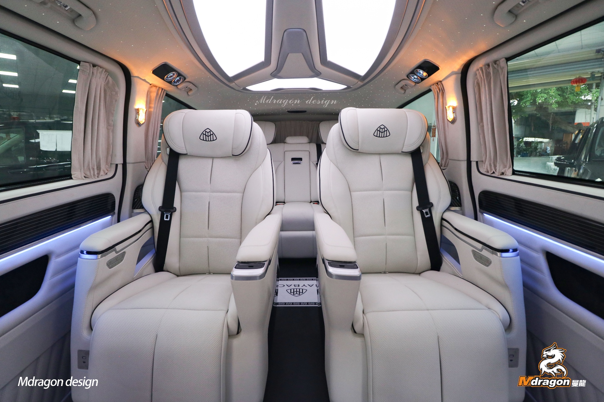 No.855 2015-2023 Benz Vito White Interior 2 doors