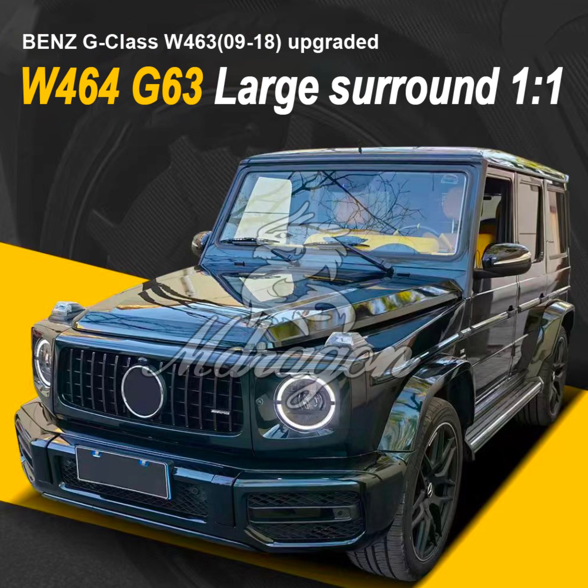 09-18  Benz G Class Modified 1:1 G63 large surround