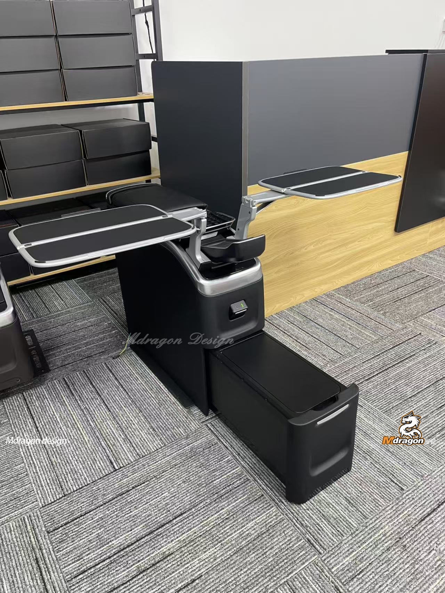Mdragon V Class Luxury Customized Rear Armrest Box 2
