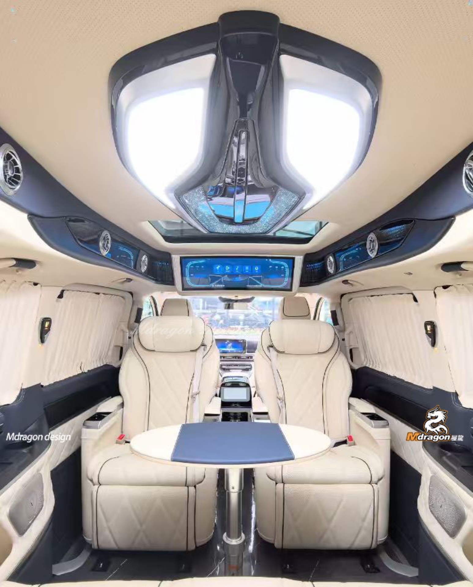 Mdragon V Class Luxury Customized Raised Roof Parts 2