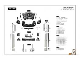 Sprinter Luxury Body Kits F for 2018-23 Model ($5830)